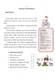 English Worksheet: The Farm