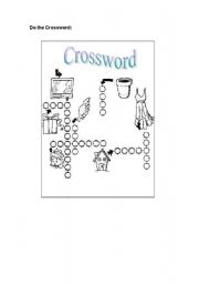 English Worksheet: Crossword