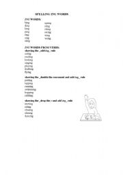 English worksheet: spelling