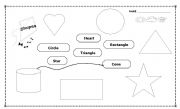 English worksheet: shapes