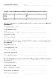 English worksheet: Present Perfect Test