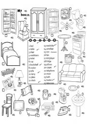 English Worksheet: furniture 3