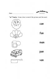 English Worksheet: phonics worksheet
