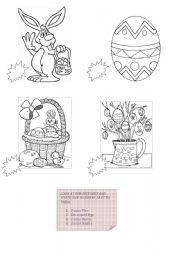 English worksheet: easter symbols