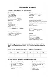 English Worksheet: Gabrielle - Out of Reach