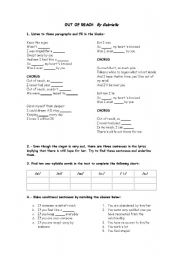 English worksheet: Gabrielle - Out of Reach