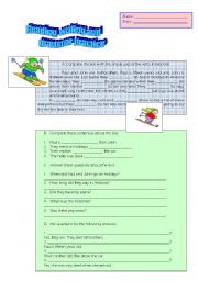 English Worksheet: Past Simple