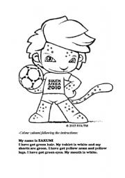 English Worksheet: coloring page
