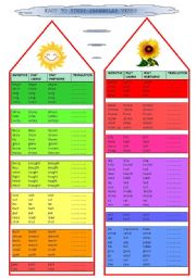 English Worksheet: IRREGULAR VERBS