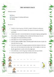 English worksheet: simple past review game