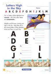 English worksheet: letter high