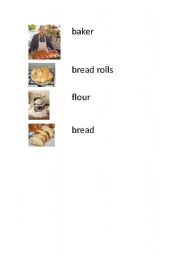 English Worksheet: food