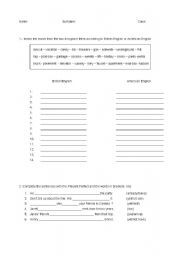 English Worksheet: Pre-Intermediate Present Perfect exam