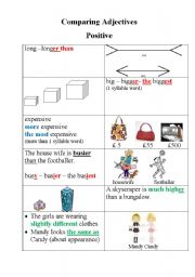 Comparing Adjectives