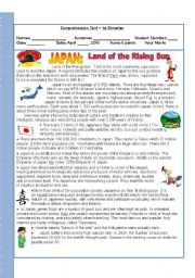 Japan - the land of the rising sun