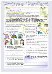 English Worksheet: Future Perfect - Guide and 4 Exercises with Key