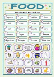 Food worksheets