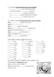 English Worksheet: Review