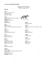 English Worksheet: The Jungle Book