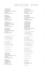 English worksheet: Song: