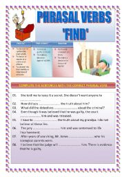 PHRASAL VERBS: FIND