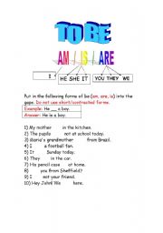 English Worksheet: simple present