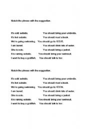 English Worksheet: 