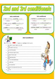English Worksheet: 2nd and 3rd condition consolidation