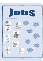 English worksheet: jobs part 1