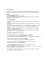 English Worksheet: adverb