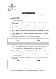 English Worksheet: the boy