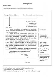 English Worksheet: Writing formal letters