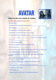 Avatar video listening