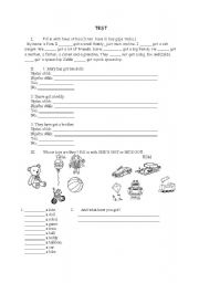 English Worksheet: have got/ has got - a test 