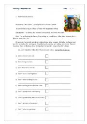 English worksheet: Reading about Kate OHara