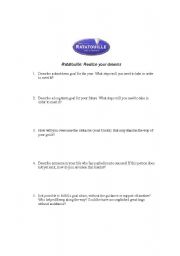 English Worksheet: Ratatouille