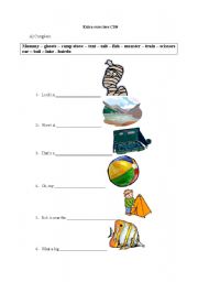 English worksheet: Kids