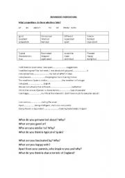 Dependent prepositions 