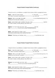 Present Perfect Vs Present Perfect Continuous