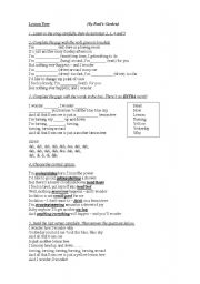 English Worksheet: Lemon tree by Fools garden