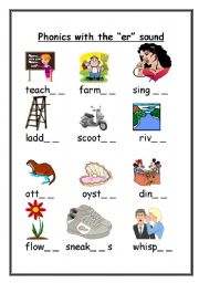 English Worksheet: Phonics with the 