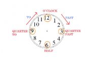 English Worksheet: clock -  telling the time