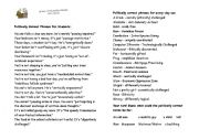 English Worksheet: Poltically correct language