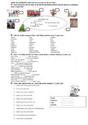 English Worksheet: 6th grade last exam for the Turkish students