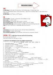 Prepositions! Quick revision! 