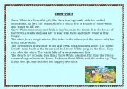 English Worksheet: Snow White