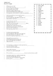 English Worksheet: SONG: SK8TER BOY - AVRIL LAVIGNE