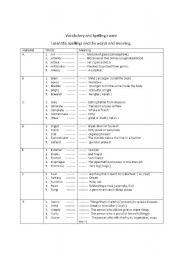 English worksheet: English language