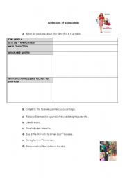 English Worksheet: Confessions of a shopaholic