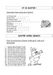 English worksheet: IT IS EASTER